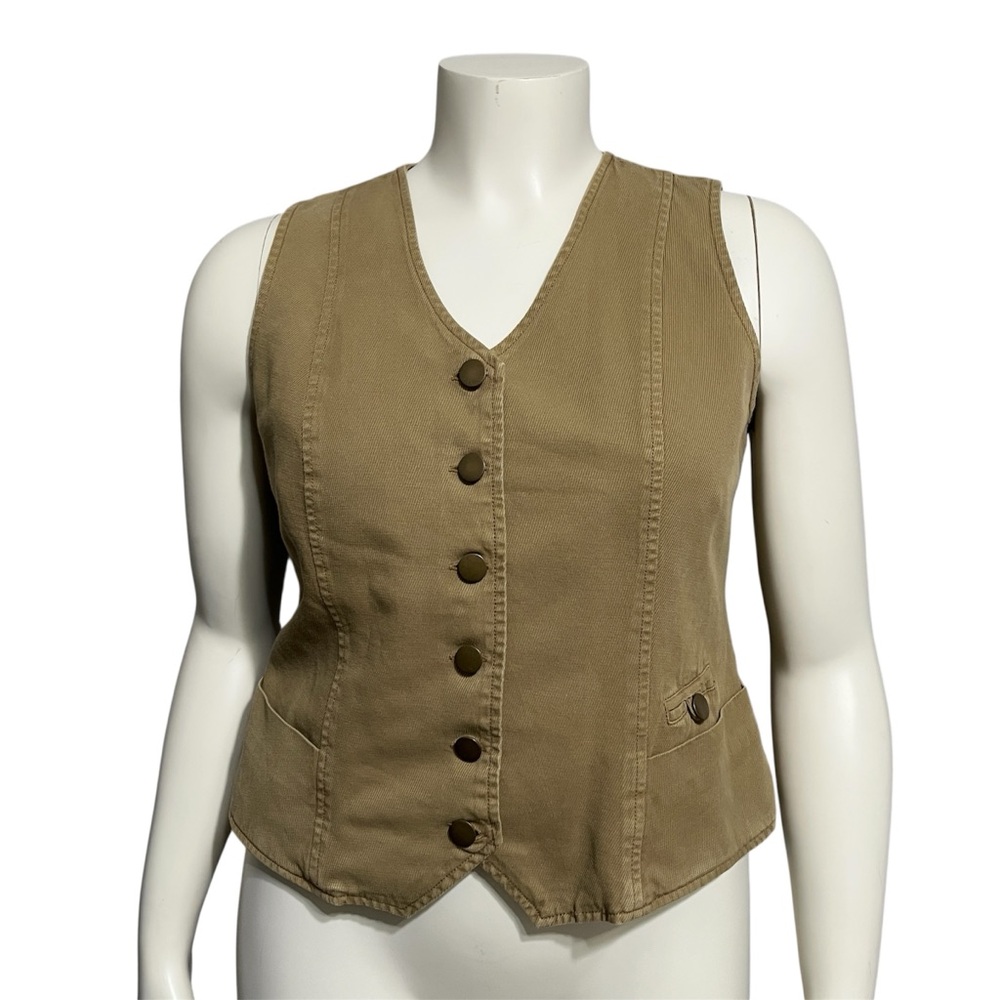 ⭐️The Territory Ahead Khaki Cotton Vest